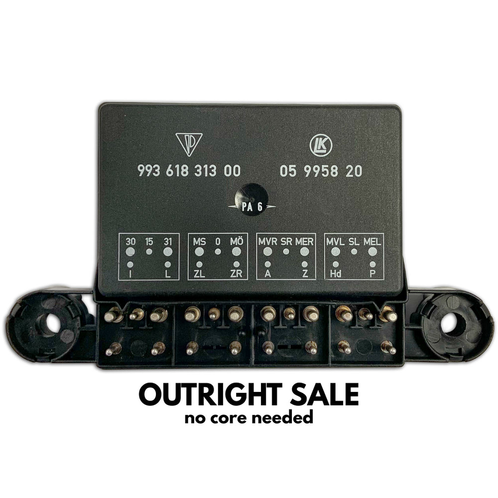 Porsche 993 Convertible Top Control<br> Unit 993 618 313 00  <br><b>OUTRIGHT SALE – no core required</b>