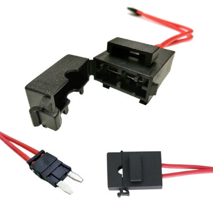 Car Fuse Holder Connector Extension Adapter Mini ATM 32 V 20 Amp 16 gauge 11.5 in